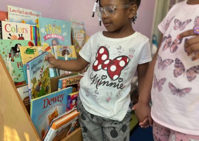 Creative play at Guardian Angels Child Care center